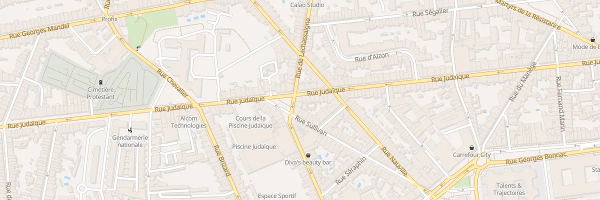 Plan du 1 Pl Tartas à Bordeaux
