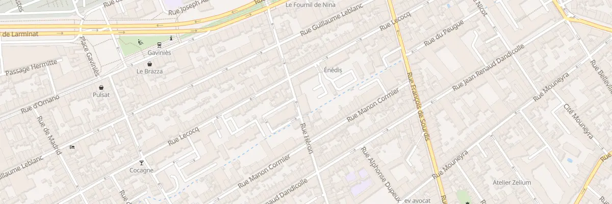 Plan du 62 Rue Heron à Bordeaux
