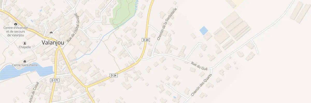 Plan du 1 Rue du Gué de Valanjou à Chemillé-en-Anjou