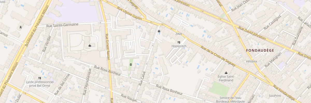 Plan du 40 Rue Calvé à Bordeaux