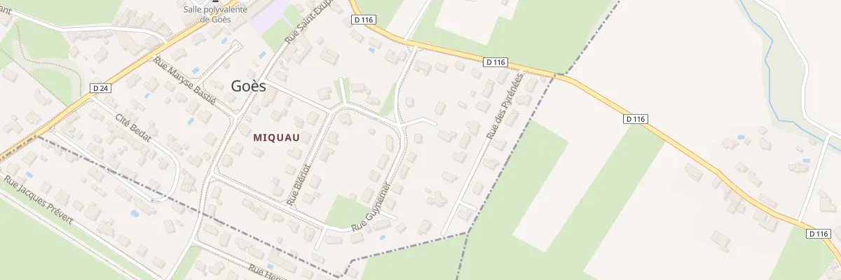 Plan du 7 Rue Guynemer à Goès
