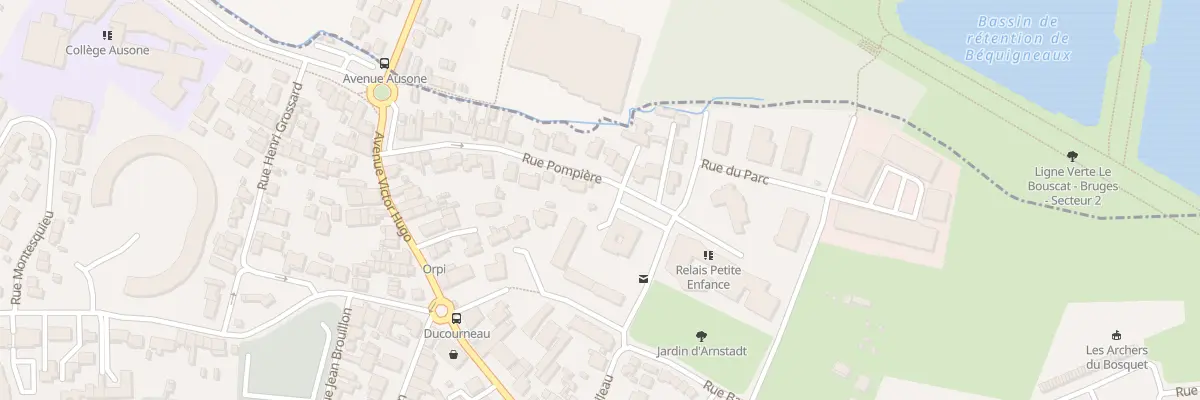 Plan du 23B Rue Pompière au Bouscat