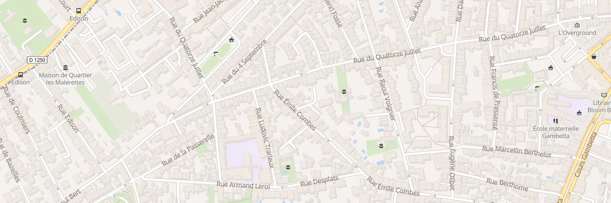 Plan du 129 Rue Émile Combes à Talence