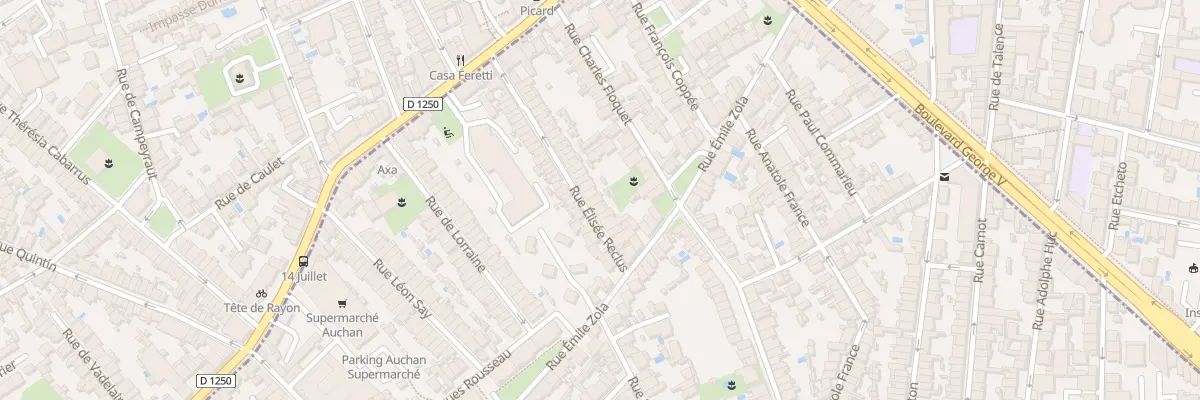 Plan du 48 Rue Elisee Reclus à Talence