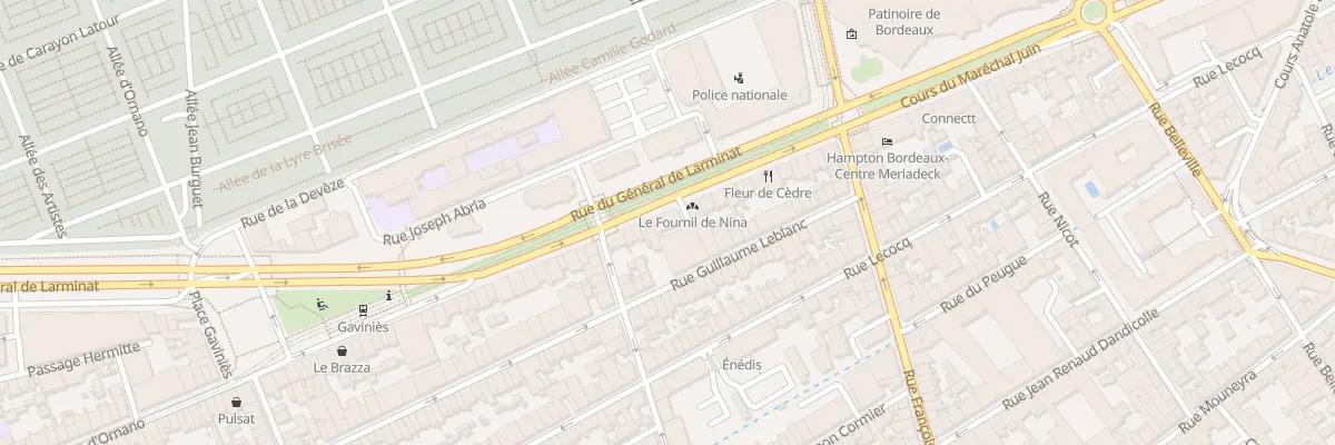 Plan du 156 Rue d’Ornano à Bordeaux