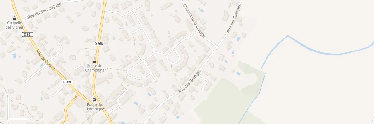 Plan du 11 Rue des Pommiers à Feneu