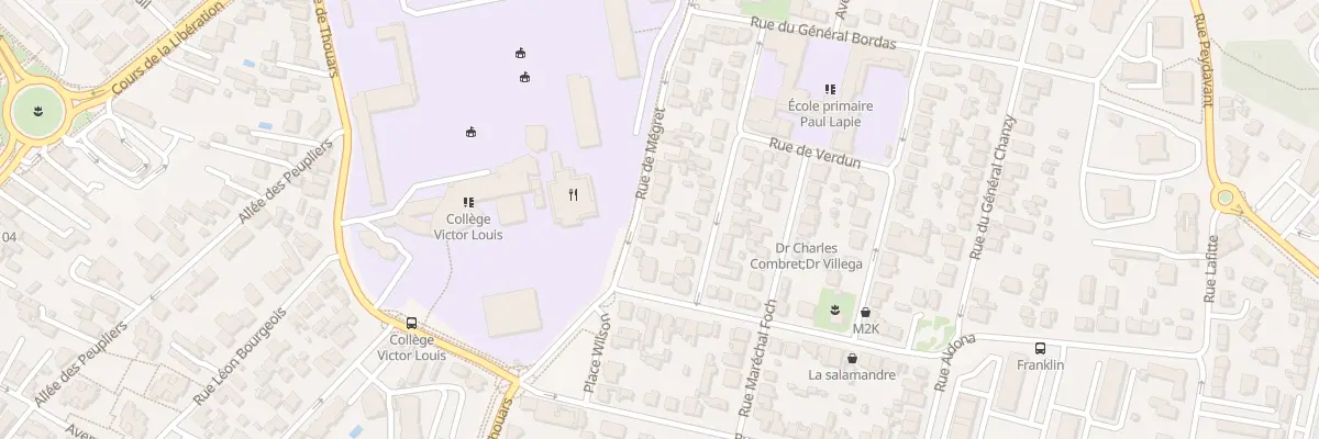Plan du 104 Rue de Megret à Talence