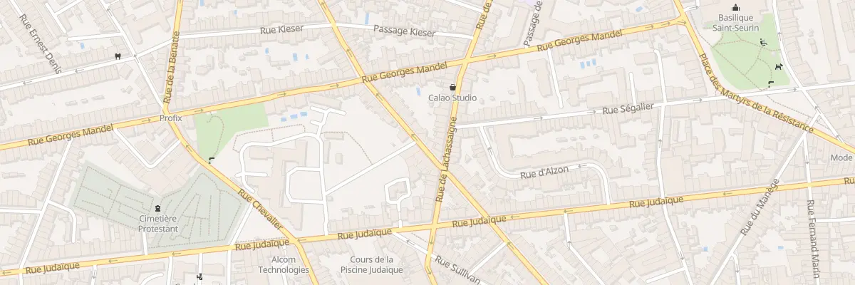 Plan du 26 Rue Jean Soula à Bordeaux