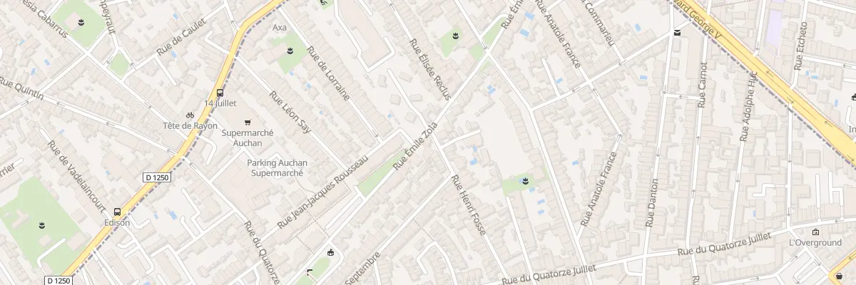 Plan du 50 Rue Henri Fosse à Talence