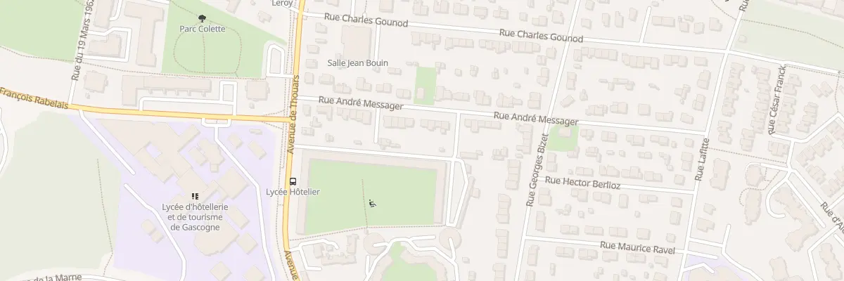 Plan du 23 Rue André Messager à Talence