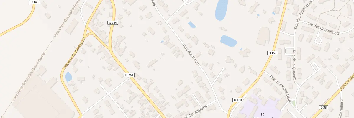 Plan du 13 Rue des Fleurs à Moncoutant-sur-Sèvre