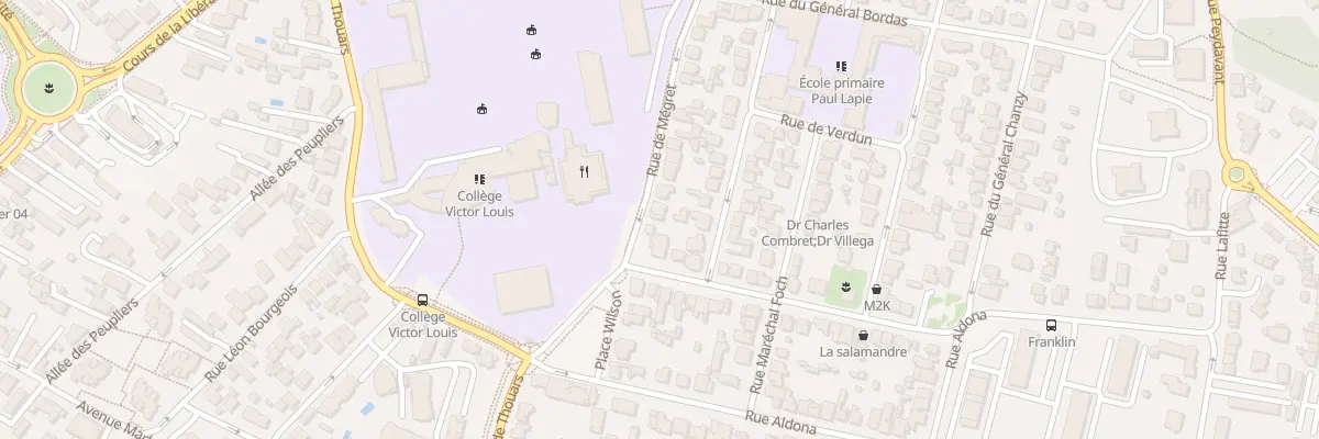 Plan du 106 Rue de Megret à Talence