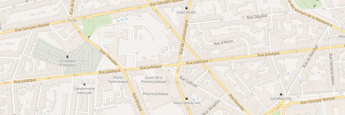 Plan du 157 Rue Judaïque à Bordeaux