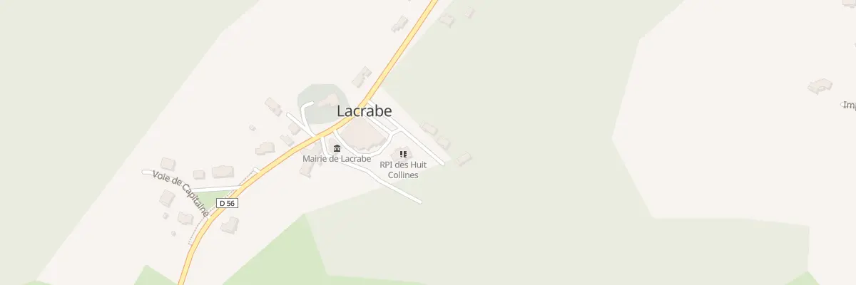 Plan du 5000 Ecole à Lacrabe