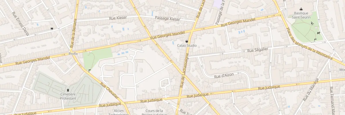 Plan du 32 Rue Jean Soula à Bordeaux