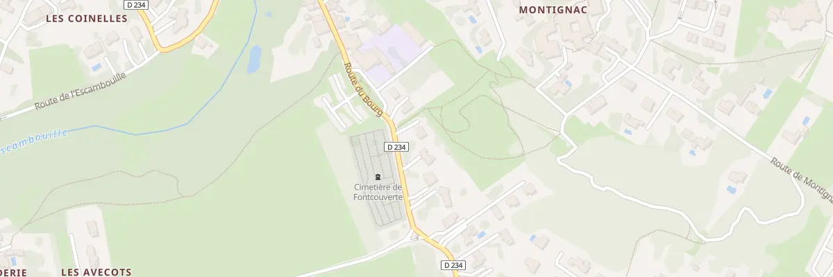 Plan du 21 Rte du Bourg à Fontcouverte