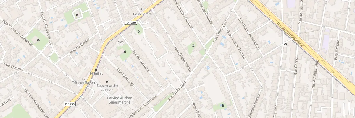 Plan du 55 Rue Elisee Reclus à Talence