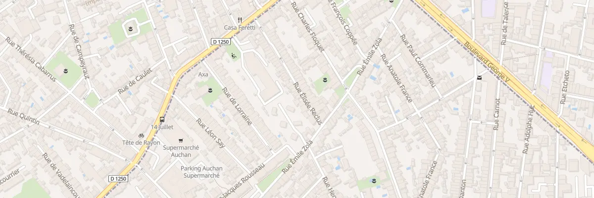 Plan du 53 Rue Elisee Reclus à Talence