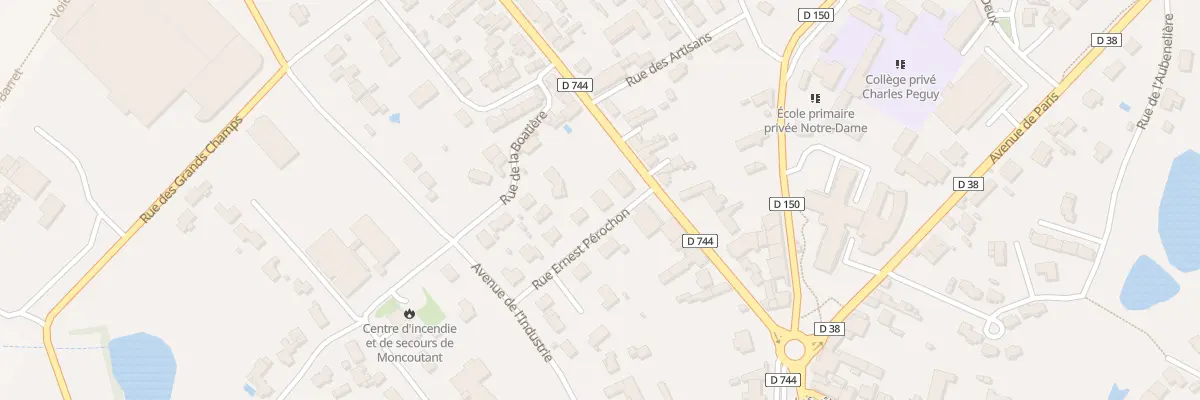 Plan du 2 Rue Ernest Pérochon à Moncoutant-sur-Sèvre