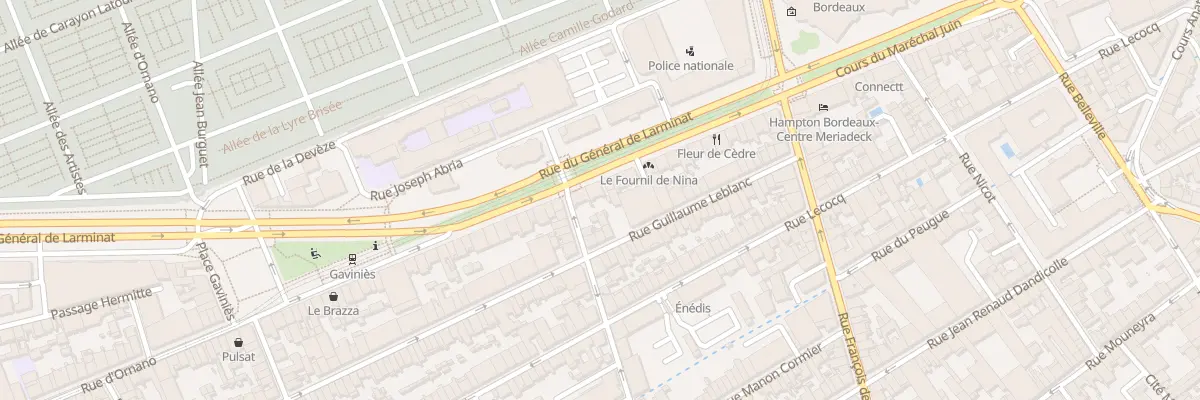 Plan du 164 Rue d’Ornano à Bordeaux