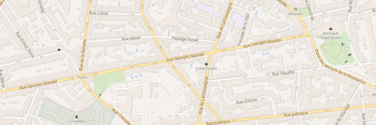 Plan du 70 Rue Georges Mandel à Bordeaux