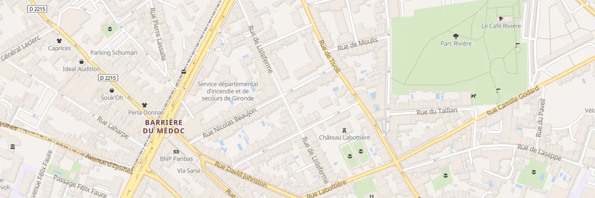 Plan du 41 Rue Nicolas Beaujon à Bordeaux