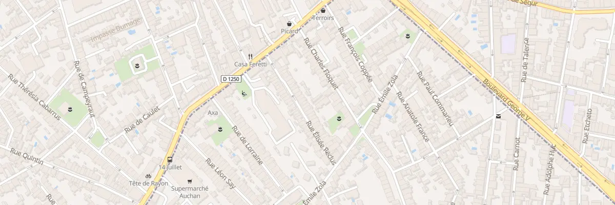 Plan du 32 Rue Elisee Reclus à Talence