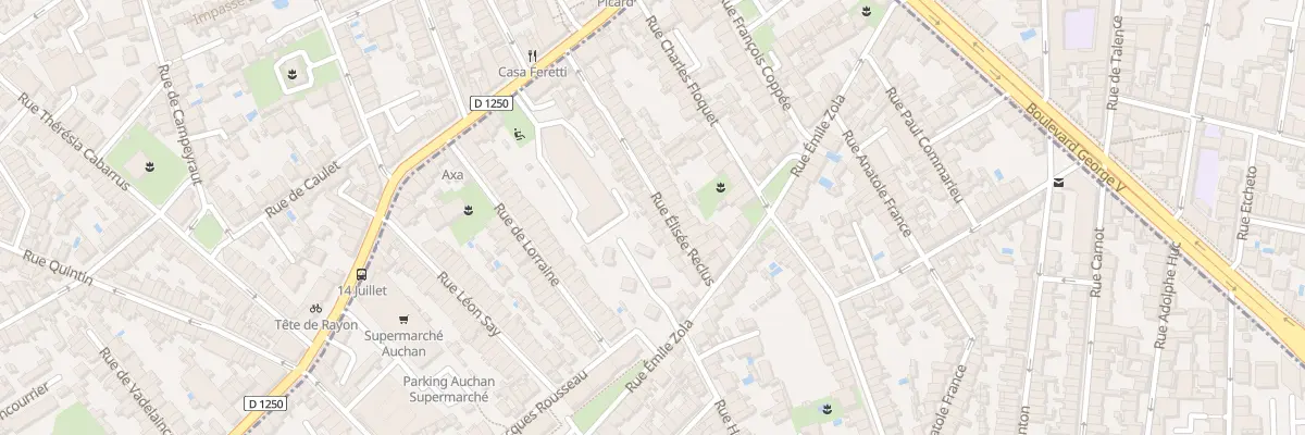 Plan du 49 Rue Elisee Reclus à Talence
