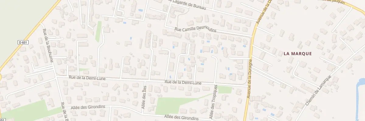 Plan du 39T Rue de la Demi-Lune à Léognan