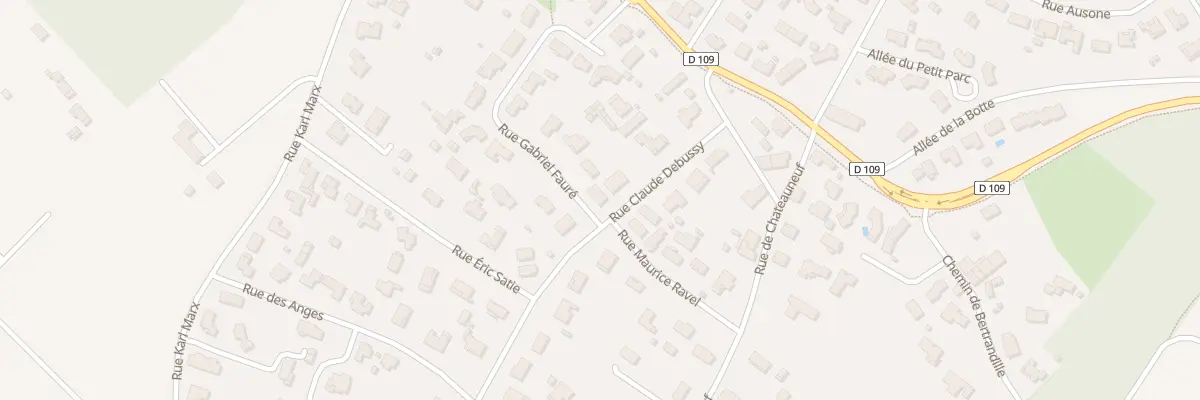 Plan du 1 Rue Gabriel Fauré à Léognan