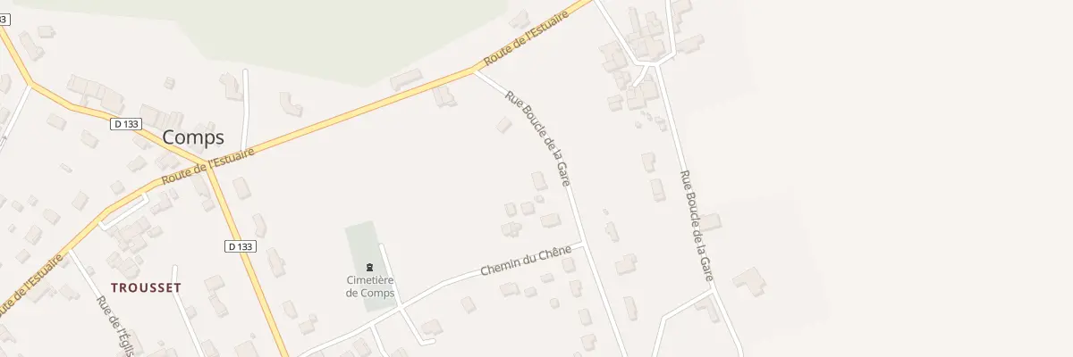 Plan du 6 Rue Boucle de la Gare à Comps