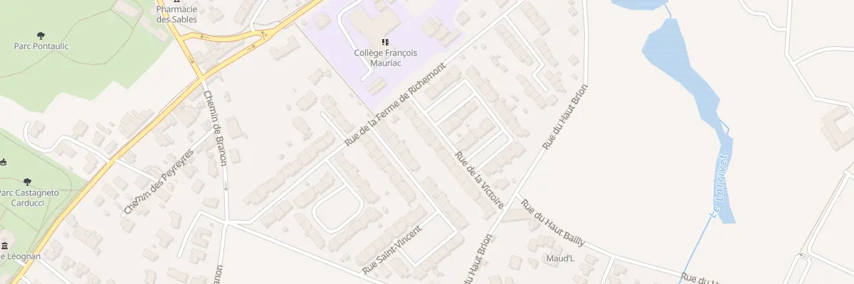Plan du 9 Rue de la Victoire à Léognan