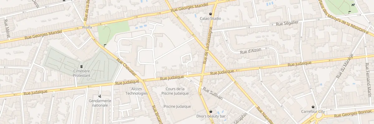 Plan du 161 Rue Judaïque à Bordeaux