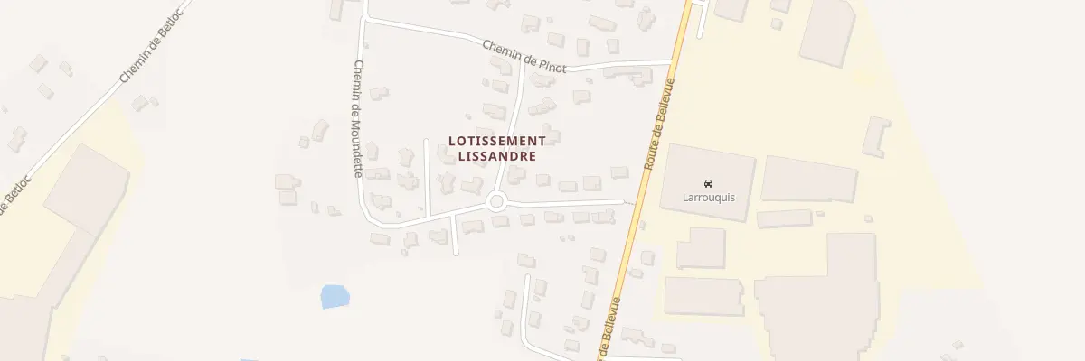 Plan du 11 Lot Lissandre à Hagetmau