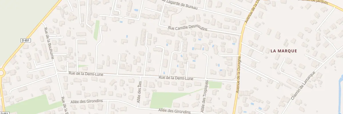 Plan du 37A Rue de la Demi-Lune à Léognan