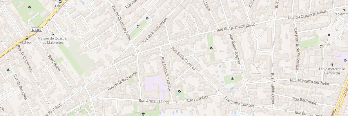 Plan du 132 Rue Émile Combes à Talence