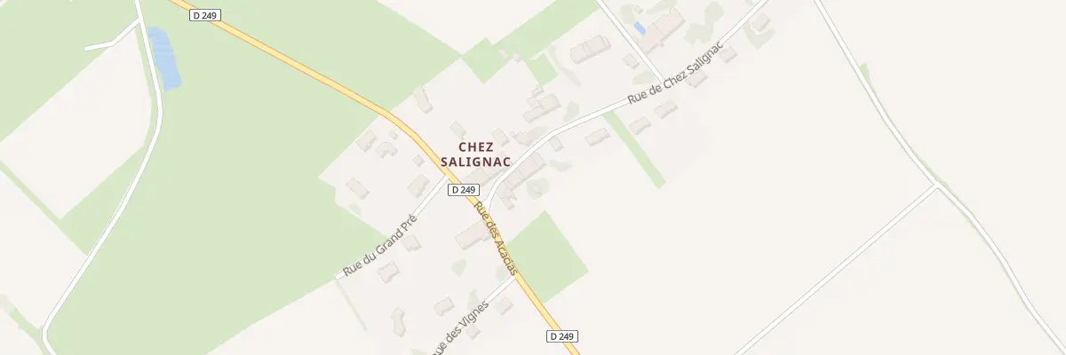 Plan du 6 Rue de Chez Salignac à Berneuil