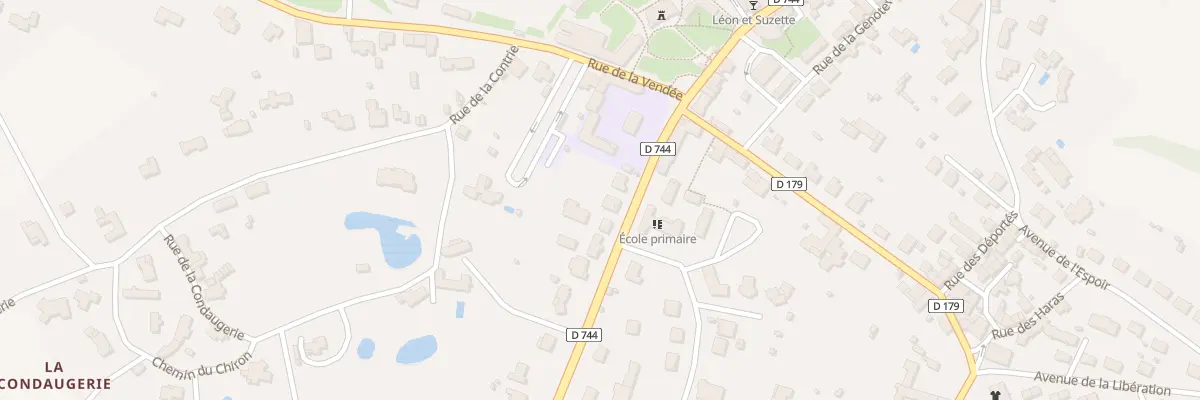 Plan du 5 Av du Général de Gaulle à Moncoutant-sur-Sèvre