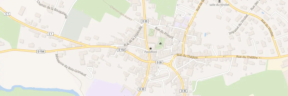 Plan du 1 Rue de l’Ecu de France à Nueil-les-Aubiers