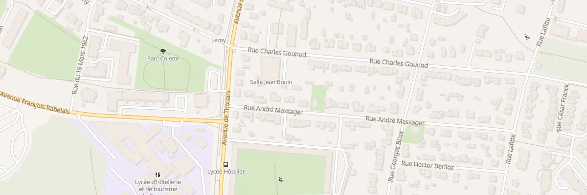 Plan du 16 Rue André Messager à Talence
