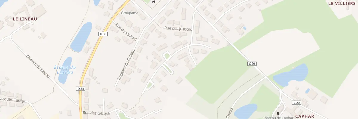 Plan du 17 Rue des Justices à Nueil-les-Aubiers