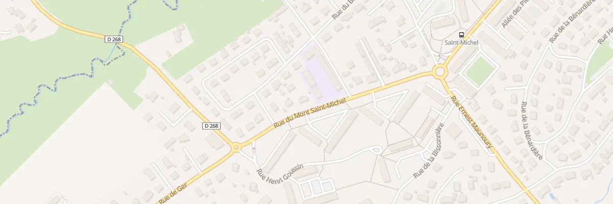 Plan du 74B Rue du Mont Saint Michel à Flers