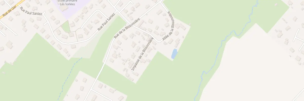 Plan du 40 Imp de la Bissonniere à Flers