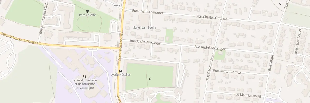 Plan du 15 Rue André Messager à Talence