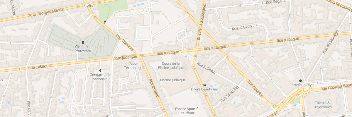 Plan du 162 Rue Judaïque à Bordeaux
