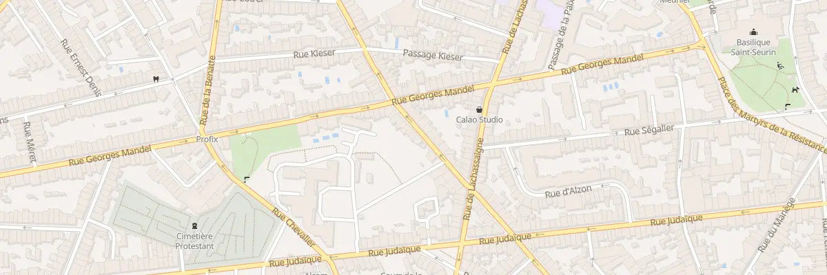 Plan du 33 Rue Jean Soula à Bordeaux
