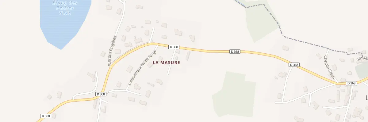 Plan du 5 La Masure à La Chapelle-au-Moine