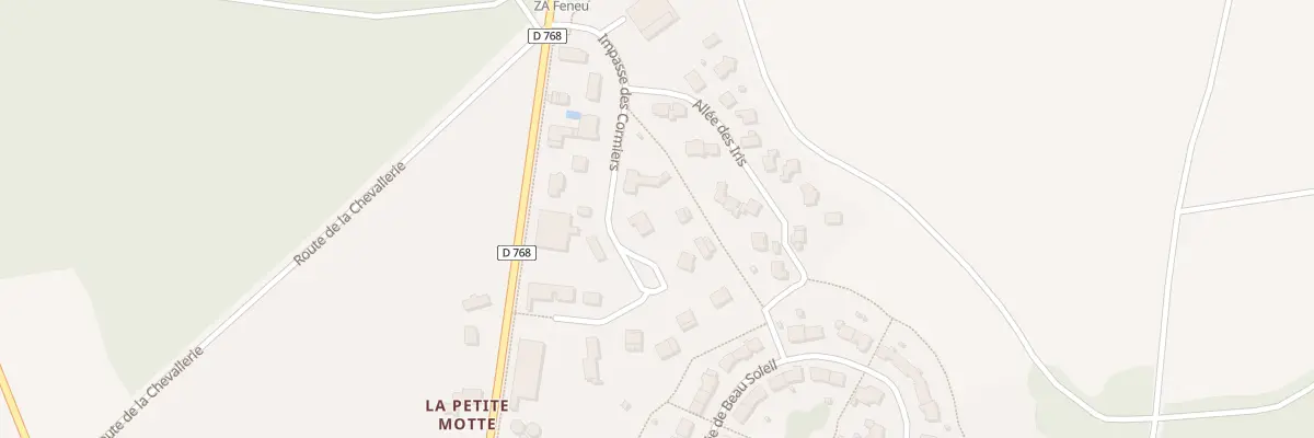 Plan du 3 Imp des Cormiers à Feneu