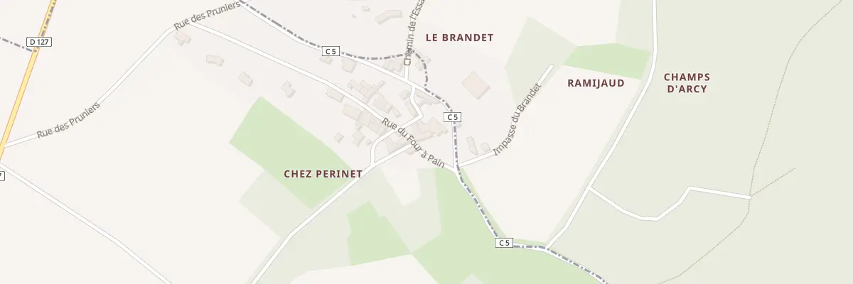 Plan du 4 Rue du Four à Pain à Grandjean