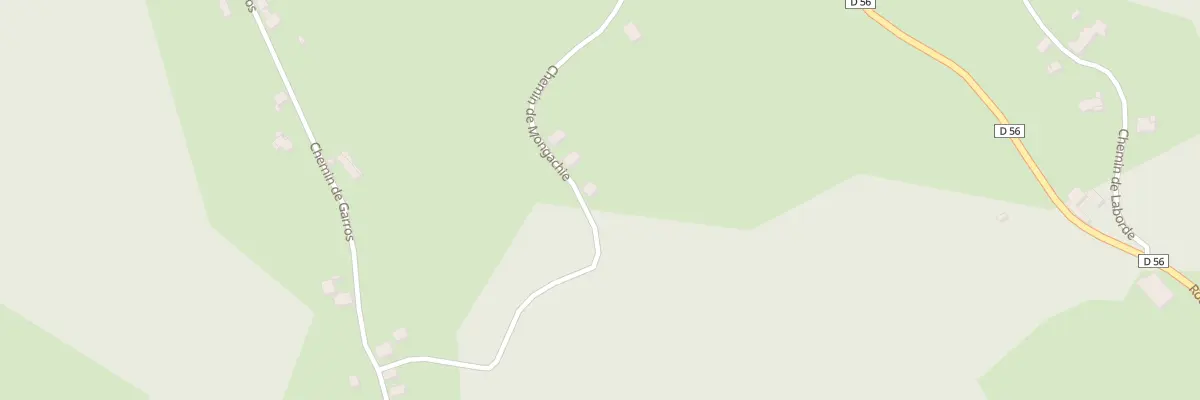 Plan du 290 Che de Mongachie à Poudenx